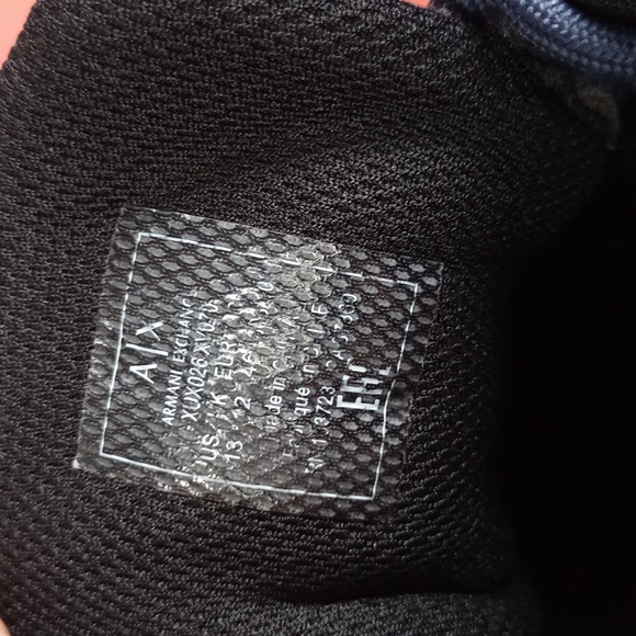 Armani Exchange AXUX02 Blue Athletic Shoes - Picture 4 of 15